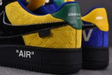 Nike Air Force 1 Low Louis Vuitton Virgil Abloh Purple Dusk/Metallic Silver