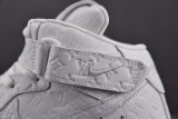 Nike Air Force 1 High Louis Vuitton Off-White Monogram Triple White (Be careful about the size!!)