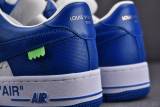Louis Vuitton Nike Air Force 1 Low By Virgil Abloh White Royal