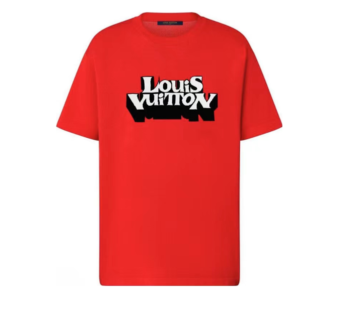 Louis Vuitton 1ABJ9O Graphic Short-sleeved T-Shirt