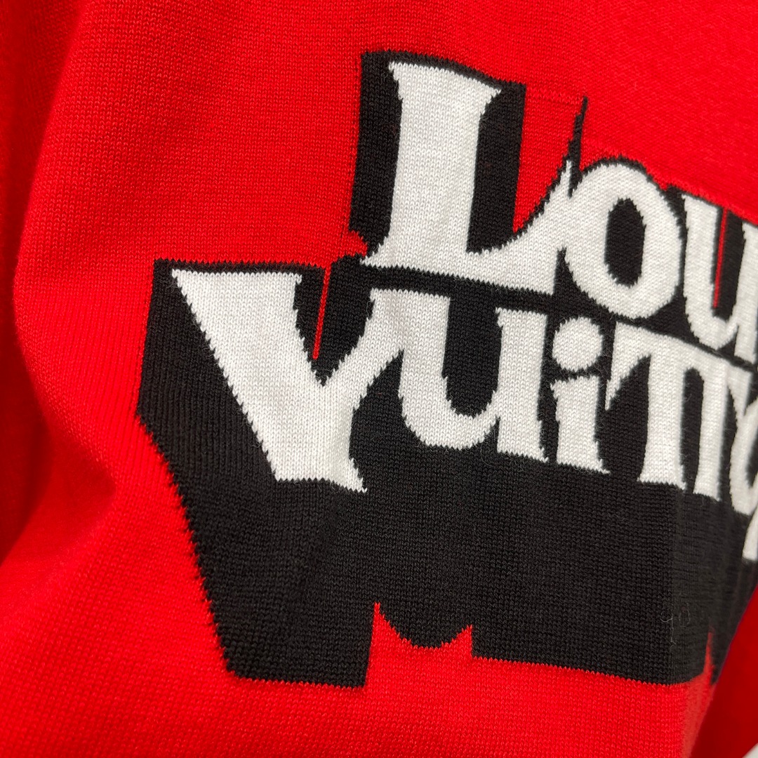 Men's LOUIS VUITTON Logo Printing Round Neck Short Sleeve Black 1A8GV6 -  KICKS CREW