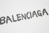 Balenciaga Double B Logo Reversible Short Sleeve T-Shirt White 6.14