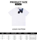 Louis Vuitton 23ss Front and Back Graphic Print Short Sleeve T-Shirt White 6.14