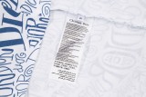 Dior Light Blue Gradient Reversible Logo Print Short Sleeve T-Shirt 6.14