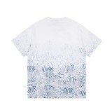 Dior Light Blue Gradient Reversible Logo Print Short Sleeve T-Shirt 6.14