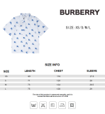 Burberry 23SS summer limited new horse logo print short-sleeved shirt 6.26