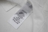 Gucci 23ss early spring new satin letter Logo short-sleeved shirt White 6.26
