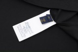 Louis Vuitton 23SS Front and Back Colorful Letters Inkjet Printing Short Sleeve T-shirt Black 7.4