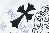 Chrome Heart 23SS summer new body irregular horseshoe logo printed short-sleeved T-shirt White 7.4
