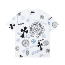 Chrome Heart 23SS summer new body irregular horseshoe logo printed short-sleeved T-shirt White 7.4