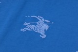 Burberry 23SS Summer New Full Clothes War Horse Logo Short Sleeves Blue 7.4