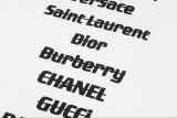 Balenciaga 23SS Twelve Brand Logo Printed Short Sleeved T-shirt White 7.4