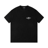 FENDI 23SS summer new chest pocket logo printed short-sleeved T-shirt Black 7.4
