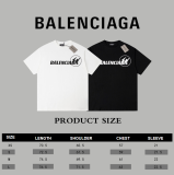 Balenciaga X FRAGMENT DESIGN 23SS Chest Logo Print Short Sleeve T-shirt White 7.4