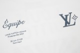 Louis Vuitton 23SS Staff Uniform Letter Short Sleeve T-Shirt White 7.11