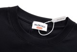 BALENCIAGA ✘ Supreme Double Graffiti Logo Short Sleeve T-Shirt Black 7.11
