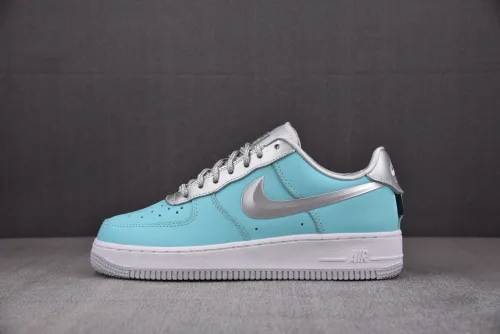 Nike Air Force 1 Low Tiffany & Co. 1837 WHITE SILVER