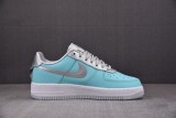 Nike Air Force 1 Low Tiffany & Co. 1837 WHITE SILVER