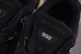 New Balance 992 MiUSA Black Grey Volt