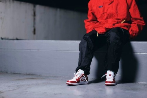 Jordan 1 Low Gym Red White (GS)