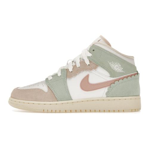 Jordan 1 Mid SE Pink Oxford (GS)