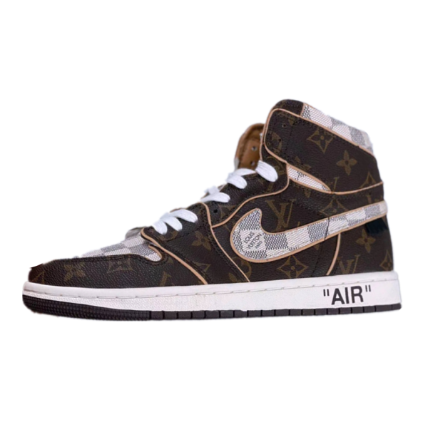 Jordan 1 Retro High Louis Vuitton Monogram x Off-White (Regular Box)