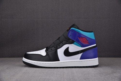 Air Jordan 1 Mid Teal Purple