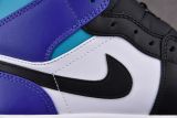 Air Jordan 1 Mid Teal Purple