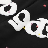 Sp5der colorful Star Black Sweatpant 12.12