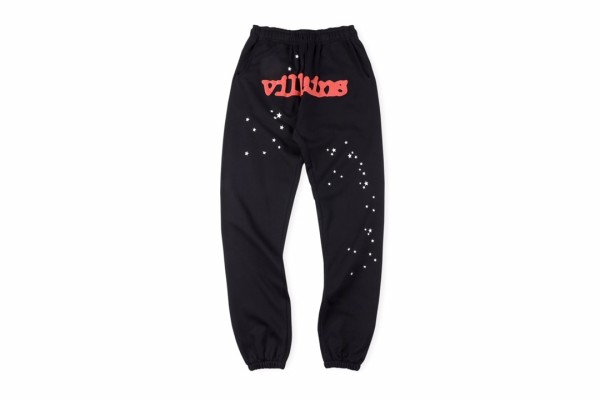 Sp5der Metro Boomin Sweatpant Black 12.12