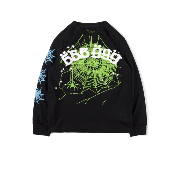 Sp5der Juice World 999 Crewneck Black 12.12