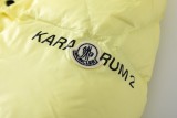 FRAGMENT X Moncler Genius 7 FRGMT hooded down jacket Yellow 1.10
