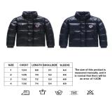 Moncler 23fw Chinese Valentine's Day love embroidered turtleneck down jacket Black 1.10