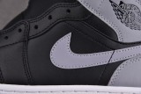 Jordan 1 Mid Bred Shadow（Black Cement）