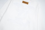 Louis Vuitton hollow embroidered logo crew neck sweatshirt White 1.30