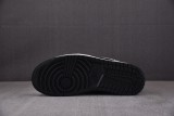 Air Jordan 1 Mid SE Black/Metallic Silver-Light Smoke Gray-Sail