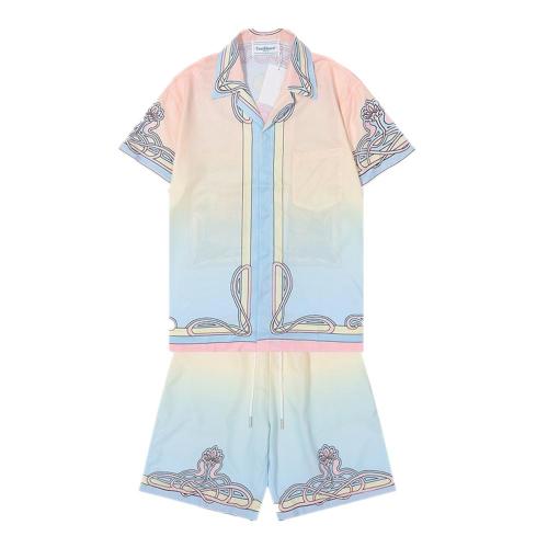 Casablanca 23SS seaside castle short-sleeved T-shirt & shorts 4.9