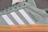 adidas Gazelle Bold Silver Green Gum