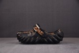 Crocs EVA beach sandals black graffiti（No Shoe Box）
