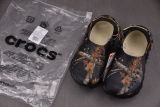Crocs EVA beach sandals black graffiti（No Shoe Box）