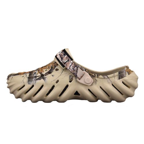 Crocs EVA Beach Sandals Bone White Graffiti（No Shoe Box）