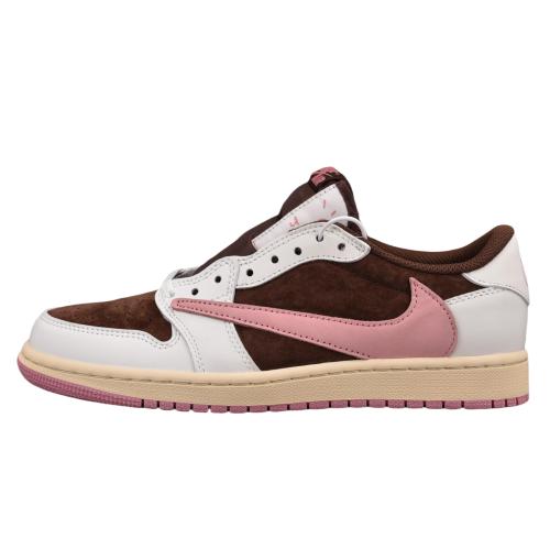 Air Jordan 1 Low OG Travis Scott DARK PONY/PINK OXFORD