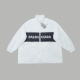 Balenciaga waterproof classic logo jacket White 7.24