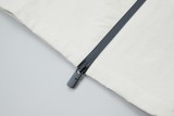 Burberry knight logo patch nylon hooded jacket White 7.24