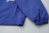 Burberry knight logo patch nylon hooded jacket Blue 7.24