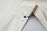 Burberry knight logo patch nylon hooded jacket White 7.24