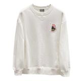 Dior embroidered mountain landscape logo sweatshirt White 8.7