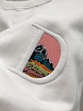 Dior embroidered mountain landscape logo sweatshirt White 8.7