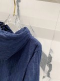 Dior 3D typography classic logo hoodie Blue 8.7
