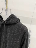 Dior 3D typography classic logo hoodie Black 8.7